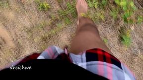 crushing plants in the field