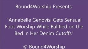 Annabelle Balltied for Foot Worship - Alt View - HQ