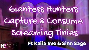 giantess hunters capture & consume screaming tinies