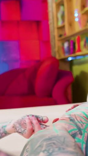 FFM Anal Threesome Big Cock Destroying Fake Tits &amp; Hot Alternative Pornstars   Clip 1