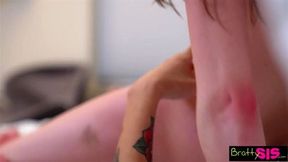 Lana Smalls asks Stepbro, "Wouldn't it be so fun though, feeling your dick slide all the way in me?"