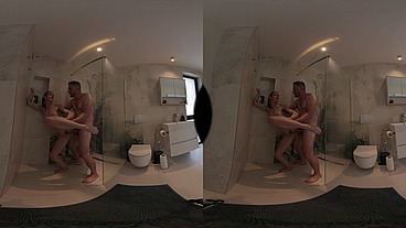 Pure Passion - Petite Blonde Gets The Shower Dick Down - Tiffany Tatum Facial