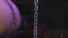 ”We find Brock Devonshire on a metal contraption sticking something up his booty. B”