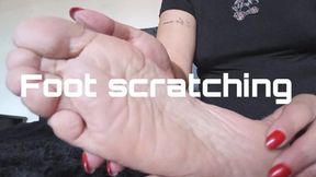 Foot scratching