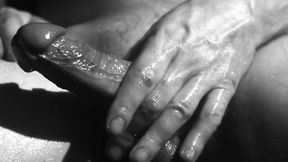 Close-up Oily Masturbation and Cum