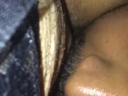 Sexy Thick Big Booty Redbone BBW getting her pussy licked while playing GTA
