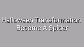 Halloween Transformation : Become A Spider