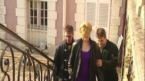 Eager Slut Devours Throbbing BBC - Drooling Lesbian Kisses