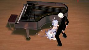 Odette sexy dancer sucks her pianist - Genshin Impact