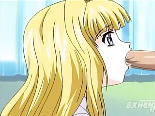 I suck him off and this guy bangs me in the centre of class - Uncensored Manga [SUBTITLED]