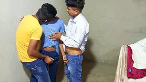 Sizzling Threesome In Tiniest Indian Hotel Room, Hardcore Gay Action With Desi Dudes