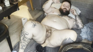 Plus-sized amateur French chubby guys anal fucked