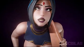 Fortnite - Rachel Roth Standing Creampie