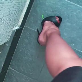 Stiletto  Dangling Mules Fetish