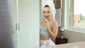 Cute-looking chick is enjoying hardcore sex so much