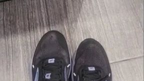 Relaxing my feet after working out