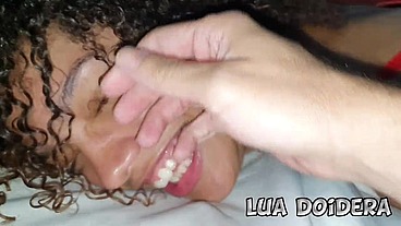 Pedi pro meu marido Jr Doidera me castiga ele me algemou, me bateu, eu chorei e fiquei com a buceta toda melada