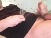 Shot of Cum! CEI from Femdom Camgirl. Continuous Cum! Soft to Hard! Cumslut