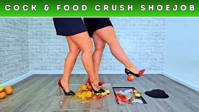 Trampling Your Cum Into Our Fruit Smoothie (237) - Sky Cam - Cock Balls Food Trample Crush CBT Heels Shoejob Shoe Crush