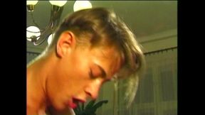 The Busty Girl Enjoys with 2 Big Cocks and Miss Golden Ass Gets Fucked Properly