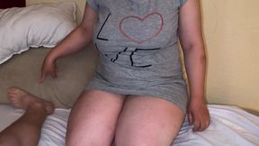 She suck my dick after she lose a bet ! I record her to show my best friend !