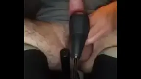 Teen 18+ Gay Amateur Gets Railed By Gear Shift In Wild Ass Fuck Session