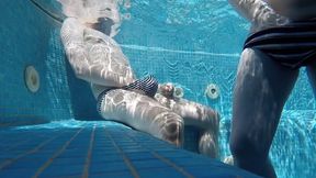 Horny StepDad and StepSon - Finally Alone in the Home Jacuzzi