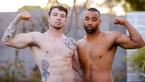 Jaxson Briggs Hangs Hung Jeremy Barker — Hot Interracial Craving Unleashed – 18+