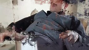 YURI GAÚCHO - Big gay dick showing off in front of the mirror