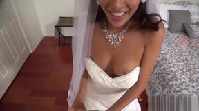 Wedding day fuck with my beautiful latina teen 18+ bride