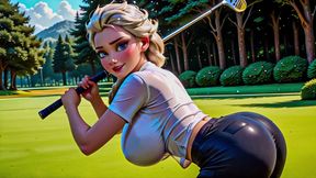 Golf Girl -ai Generated-