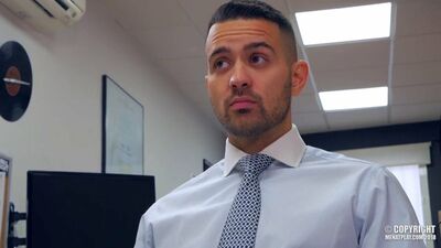 Salvador Mendoza and his colleague are shagging in the office