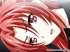 Hentai girl in the disposal of fuckers