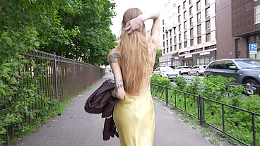 After Our Date She Fucks Me Wildly at Home with Her Juicy Slit