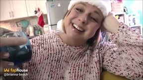 Alone on Christmas with Big Tit Step Mom - Brianna Beach - Alex Adams