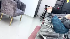 My stepsister comes home late from a party and gets fucked in exchange for not telling