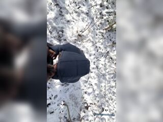 Sloppy whore deepthroating in the snow anytime anywhere (spunk flow ending)pursue her onlyfans for greater quantity