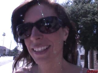 Step Mamma takes knob in the butt from a young dude