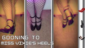 Gooning to Miss Vixie's Heels