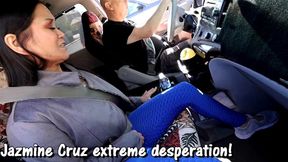 jazmine cruz extreme pee desperation pissing