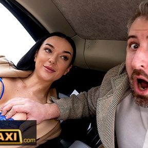 Female Fake Taxi Lady Gang gets her ass fucked by a total stranger