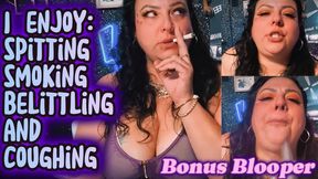 Smoke, Spit & Cough Humiliation Ritual – Femdom Session