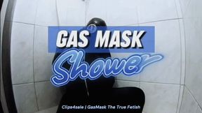 Gas Mask Girl - Shower 2