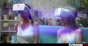 Lia Lin's Sizzling Sci-Fi VR Lesbic Adventure with Petite Nata Gold