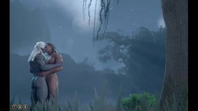 Baldur'_s Gate 3 Naked Playthrough: Halsin Romance Gay Sex Scene (no mods)