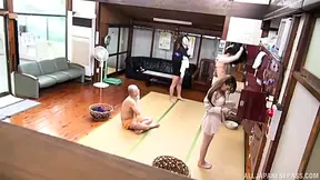 Steamy Japanese Sauna Sessions With Lusty Girls And Hot Group Sex