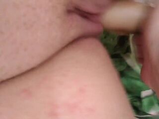 joint masturbation - wife don't mind if i bang silicone snatch