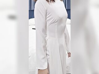 A charming lady in traditional Vietnamese attire in a foreign land - Ao Dai student