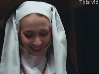 Futanari Nun Trio Anal - Layla Scarlett & Vixi Rafi & Nata Gold