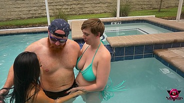 Threesome is the best Song Lee Asian babe,, Thor Johnson, and Cammie Cummz